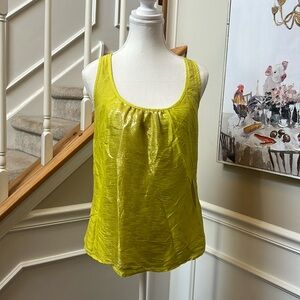 Green/yellow and gold blouse